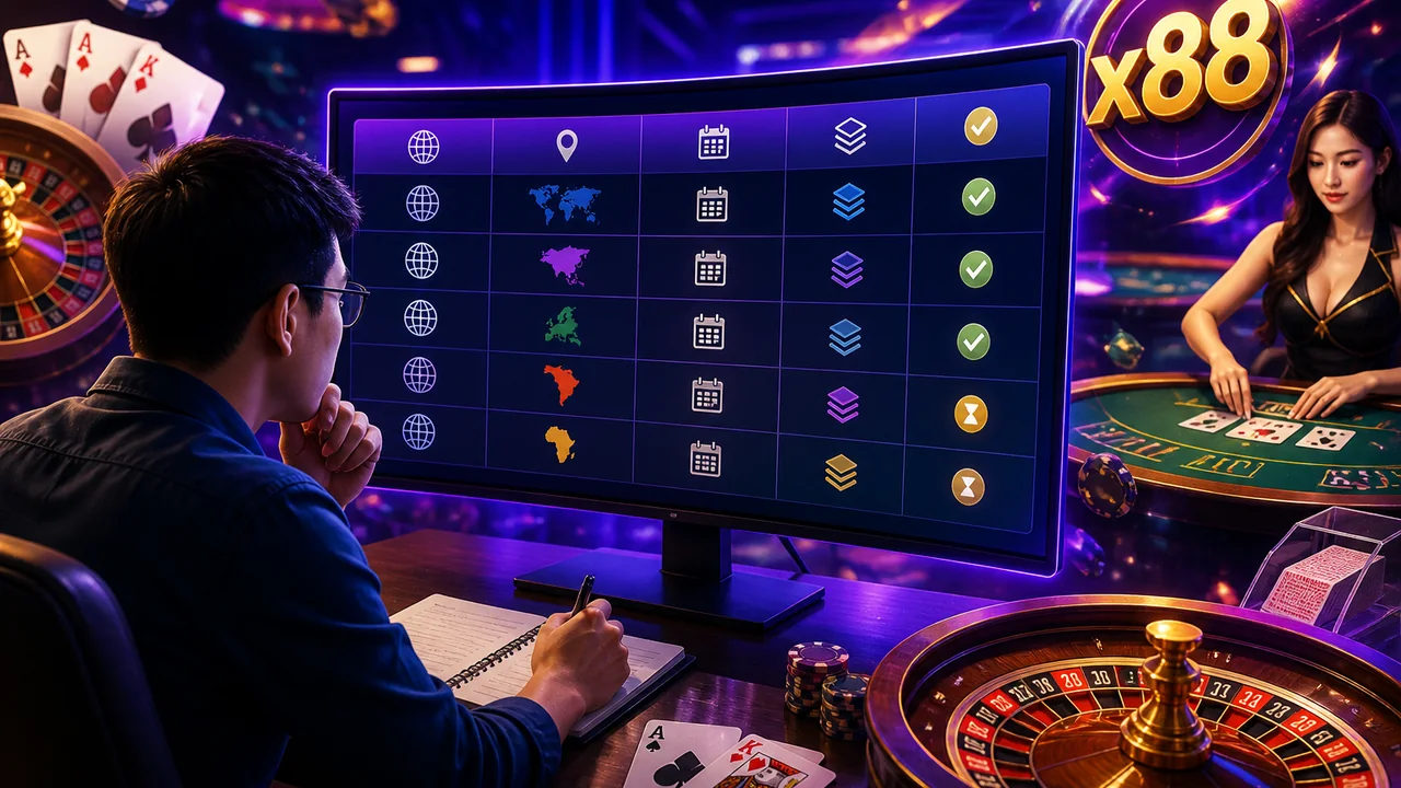 Bảng theo dõi thanh toán cho người chơi casino: cách lập lịch cập nhật x88